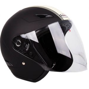 Metro Retro Matt Black – RXT Helmets
